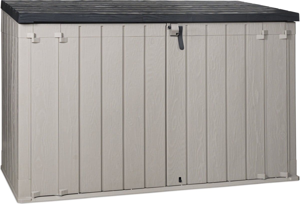 toomax stora way opbergbox en containerbox 2770l grijs weer en vorstbestendig zeer geschikt als kussenbox of containerbox voor in de tuin