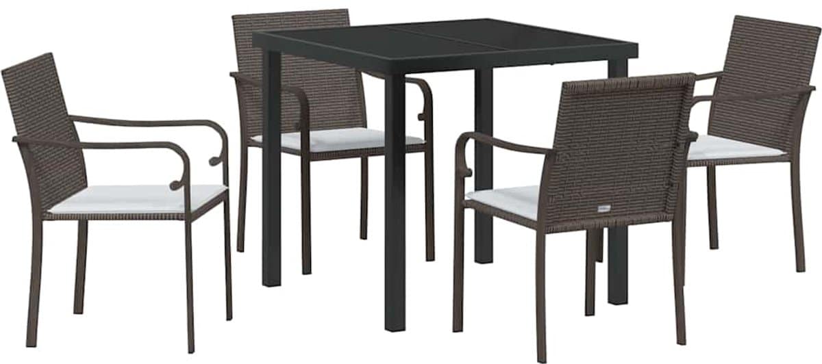 tuin eetset 5 pcs | tuinset | tuinmeubelset | zitgroep