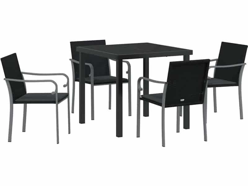 Tuin Eetset 5 pcs | Tuinset | Tuinmeubelset | Zitgroep