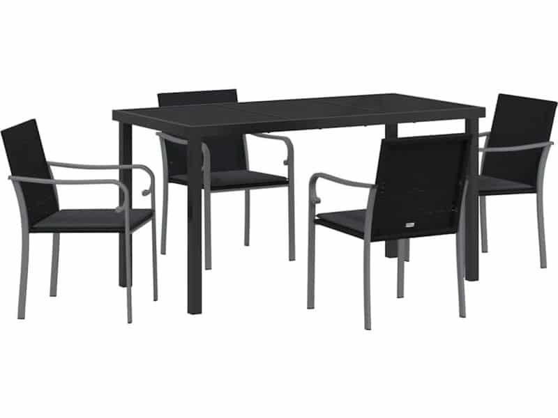 Tuin Eetset 5 pcs | Tuinset | Tuinmeubelset | Zitgroep