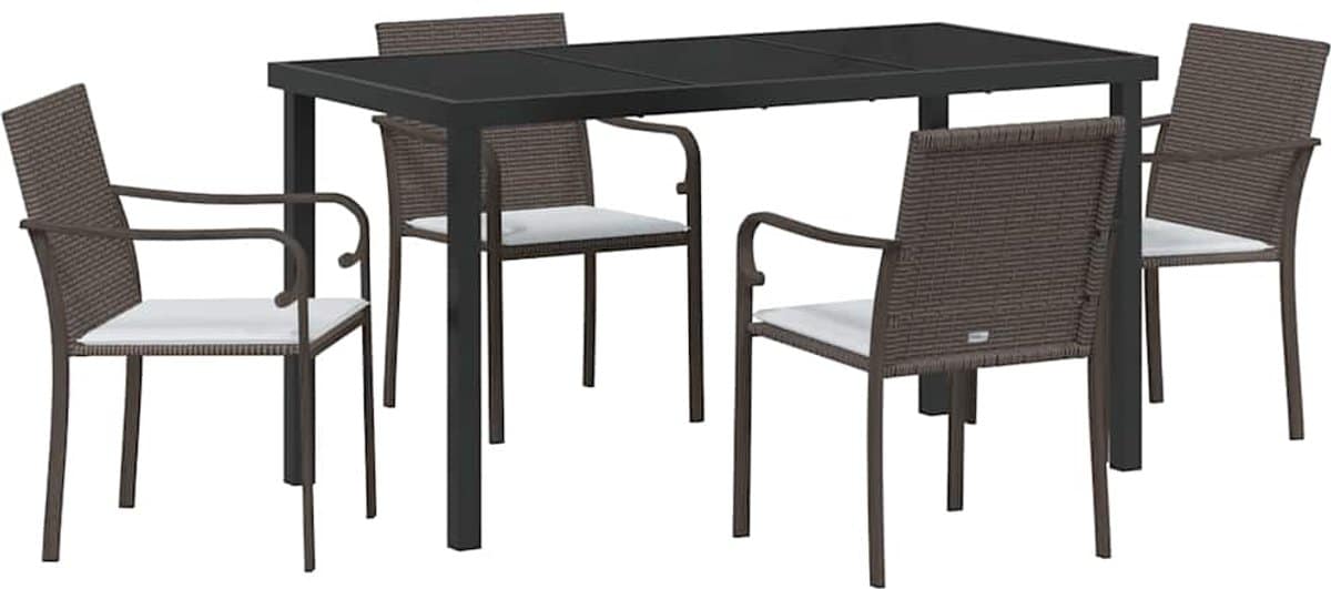 tuin eetset 5 pcs | tuinset | tuinmeubelset | zitgroep