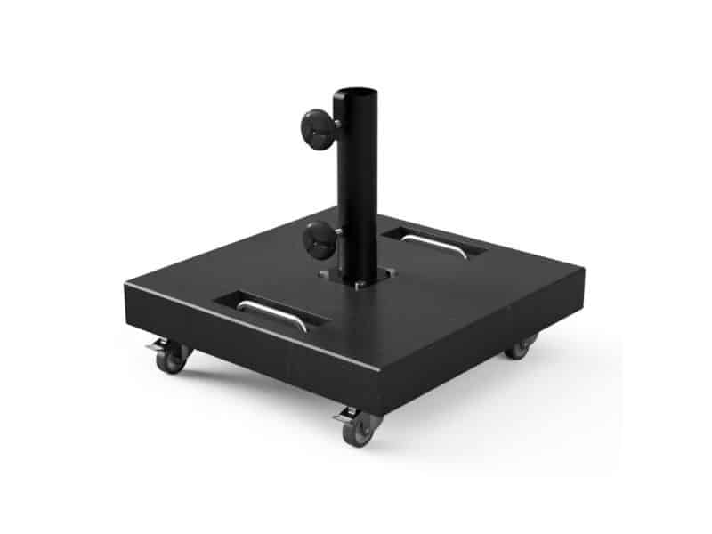 Tuozi Parasolvoet Stealth - 50kg - Beton - Verrijdbaar Met Handgreep Vierkant
