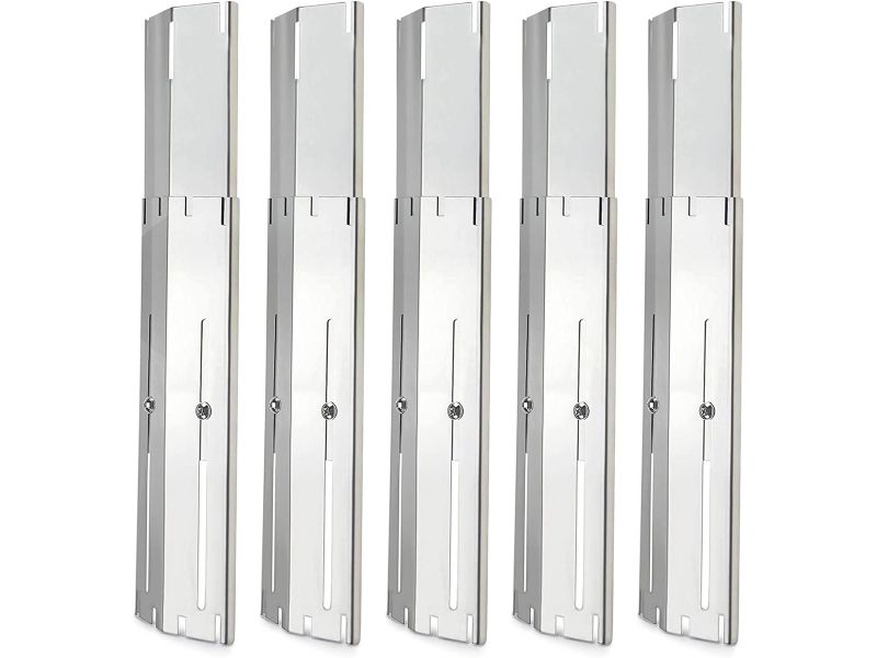 Universele RVS Grill Warmteverdelers Verstelbaar voor Gas BBQ (5 Stuks)