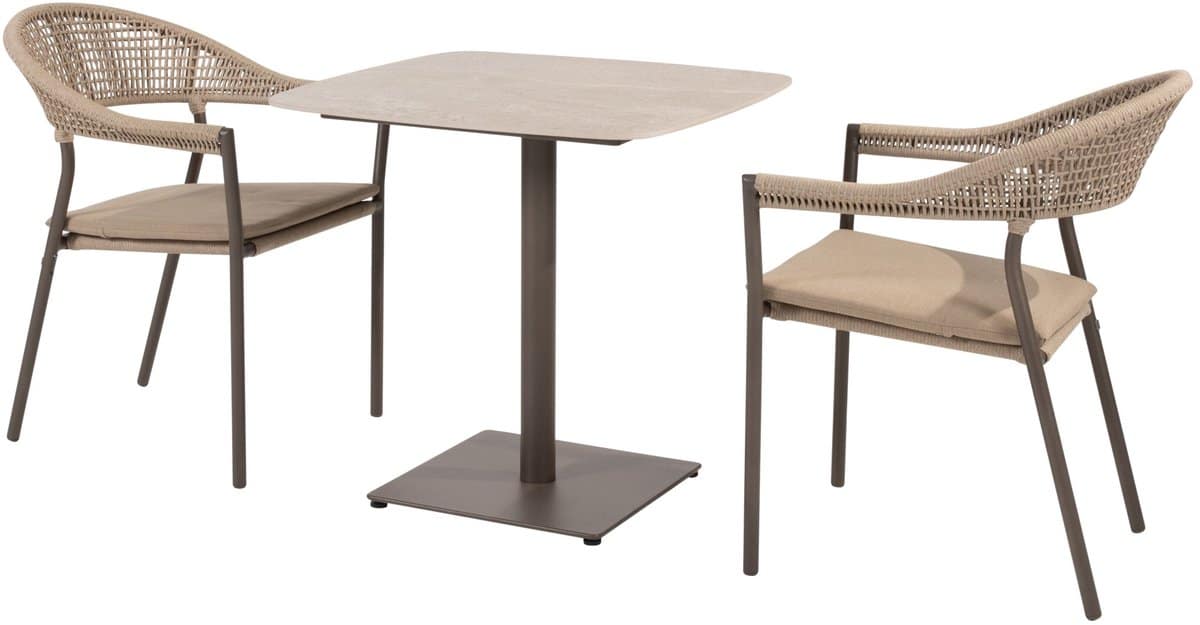 vermont sienna bistro dining tuinset 3 delig keramiek terre taste