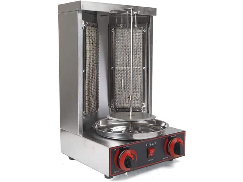 Verticaal elektrische grill voor BBQ en döner, 3000W