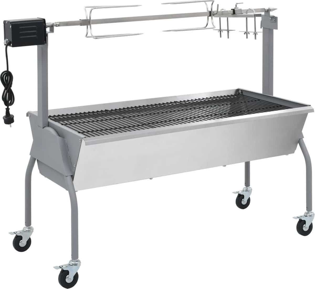 vidaxl draaispit barbecue met elektrische motor