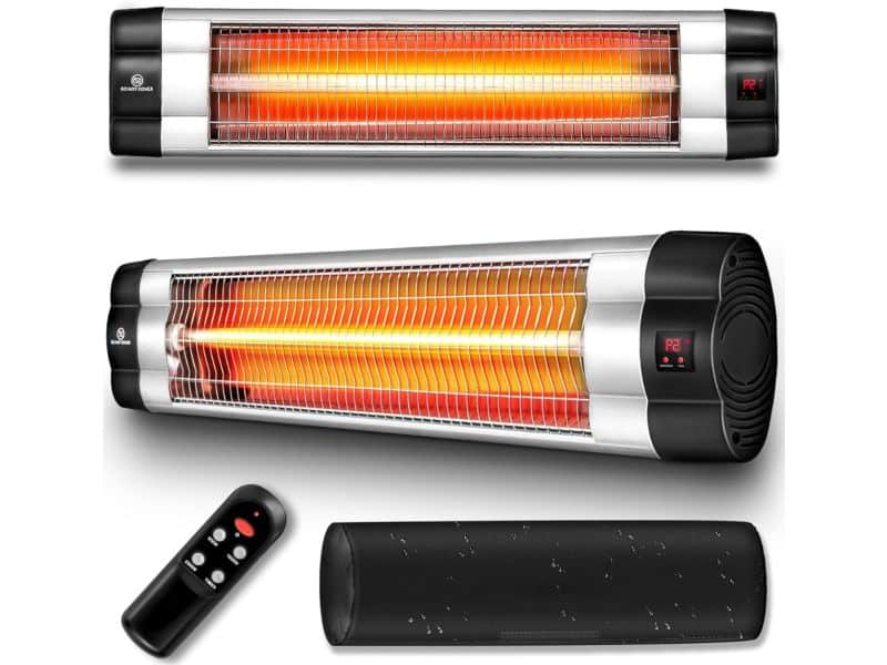 VLSelect® Terrasverwarmer - Heater - Infrarood Verwarming - 3 Warmtestanden