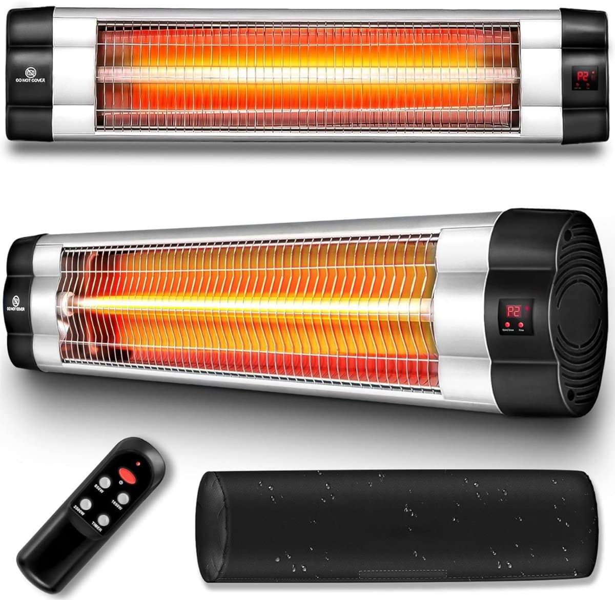 vlselect® terrasverwarmer heater infrarood verwarming 3 warmtestanden