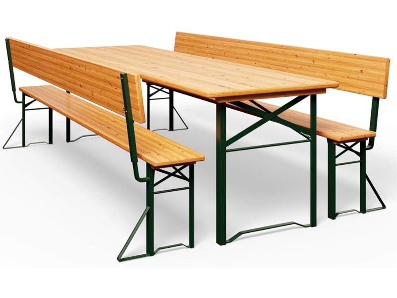 VLSelect® Tuintafel Met Stoelen - Tuin Set - Balkonset