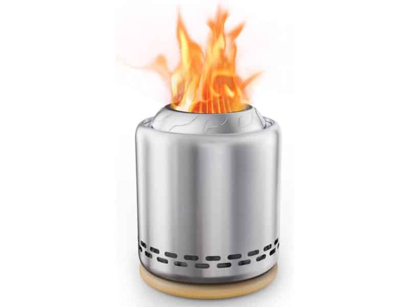 Vuurplaats Tafelblad voor Buiten met Standaard - Draagbare Mini Vuurplek - Geschikt voor Pellets of Hout