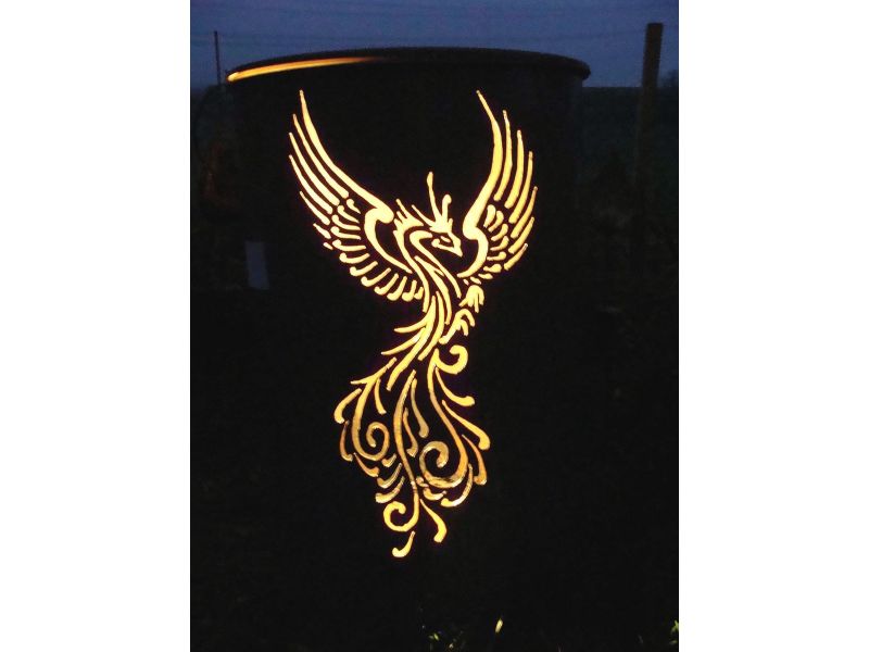 Vuurton Phönix - Handgemaakte Tuinverwarmer voor Buiten