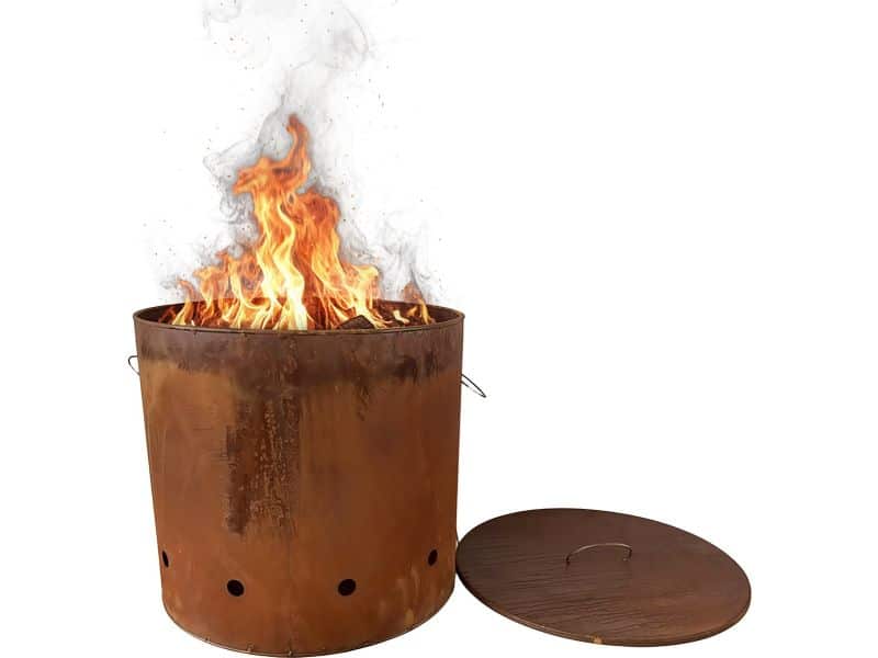 vuurton - roodbruin - 45x49,5 cm - voor buiten