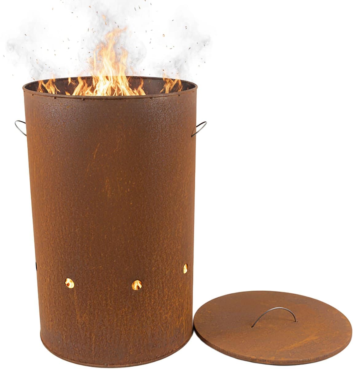 vuurton roodbruin staal 60×38,5 cm voor buiten