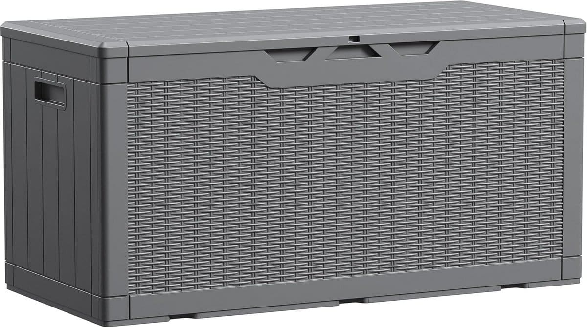 waterdichte 100 gallon grote kunststoffen opbergbox voor buiten en binnen