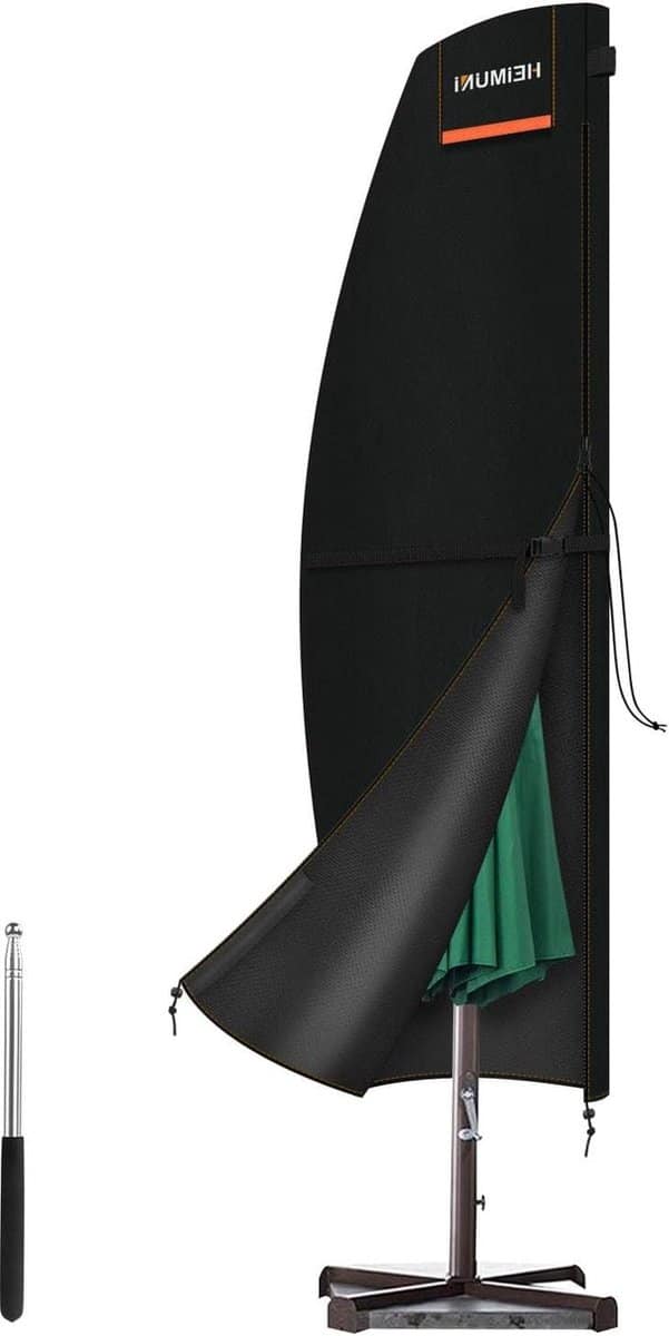 waterdichte beschermhoes voor zweefparasol diameter 200cm tot 420cm