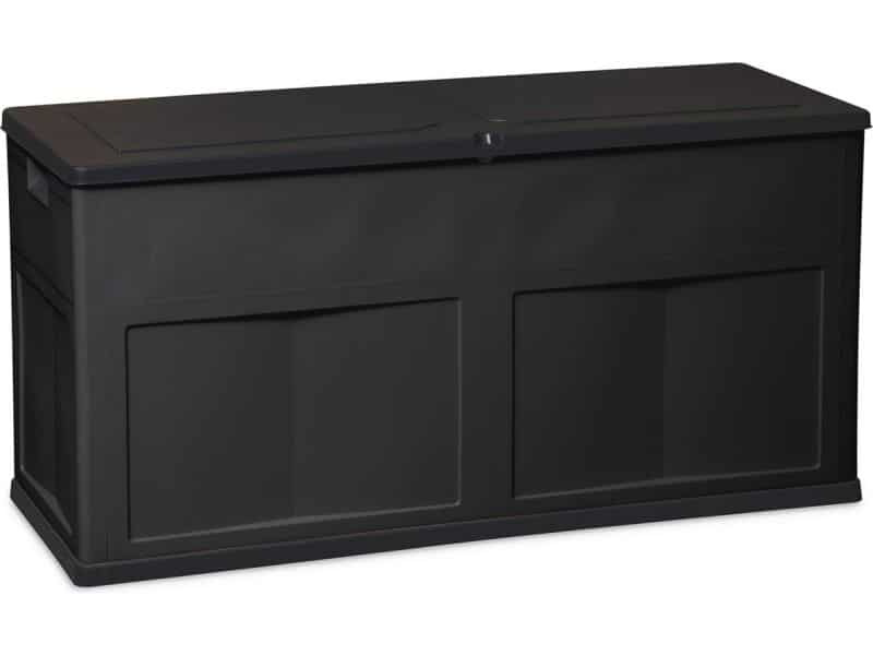 Waterdichte Kussenbox - 320 Liter Opbergbox voor Binnen en Buiten - Antraciet - 119 x 46 x 60 cm