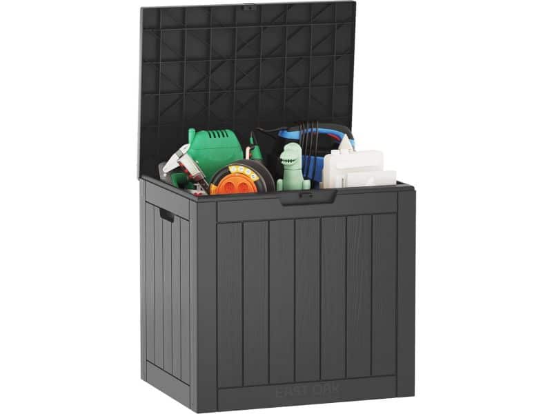 Waterdichte Opbergbox voor Buiten - 117 Liter Tuinkist met UV-bescherming, Compact en Weerbestendig