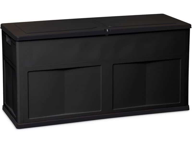 Waterdichte Opbergbox voor Buiten met Kussen - Antraciet Tuinkist 320L