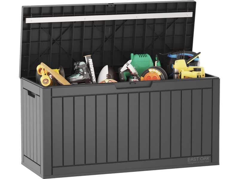 Waterdichte Opbergbox voor Tuin en Balkon - 227 Liter - Weerbestendige Kussenbox met UV-bescherming en Extra Zitfunctie