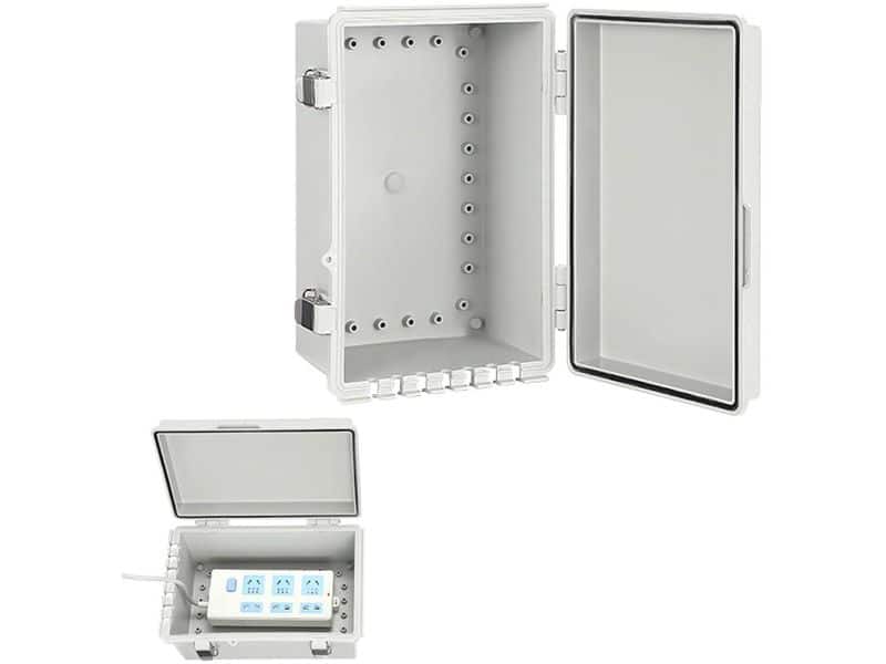 Waterproof elektrische behuizing IP65 waterdicht met slot voor industriële toepassingen 190 x 140 x 290 mm