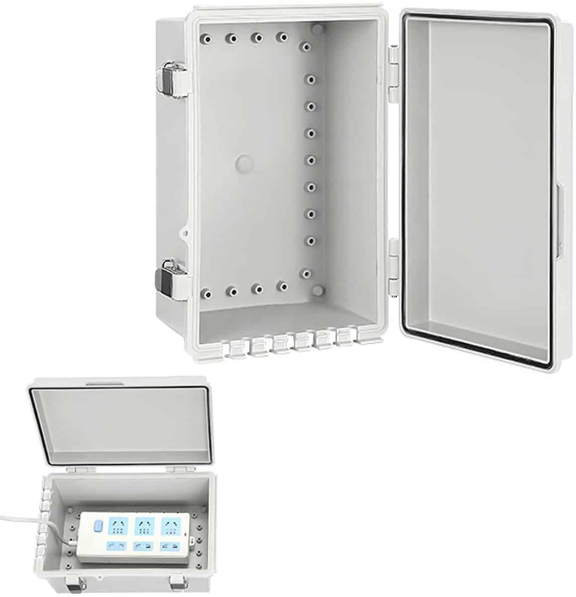 waterproof elektrische behuizing ip65 waterdicht met slot voor industriële toepassingen 190 x 140 x 290 mm