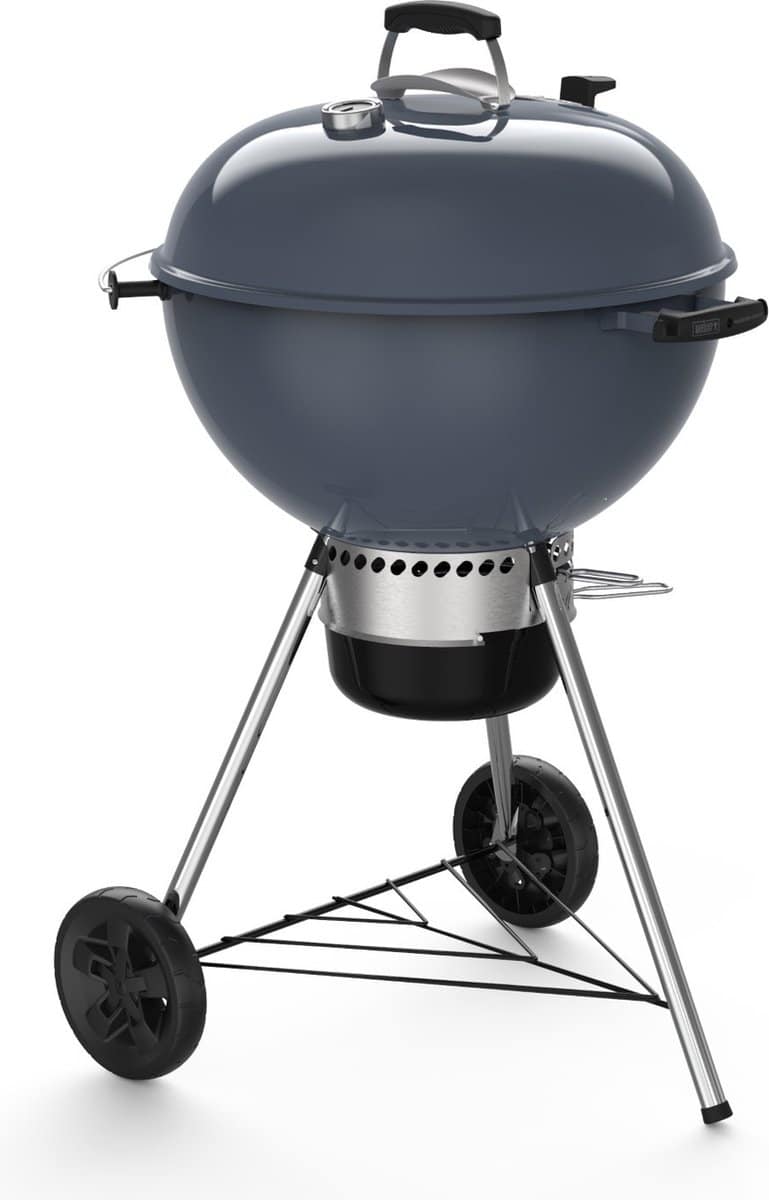 weber gbs c 5750 barbecue kolen verrijdbaar blauw, grijs, roestvrijstaal