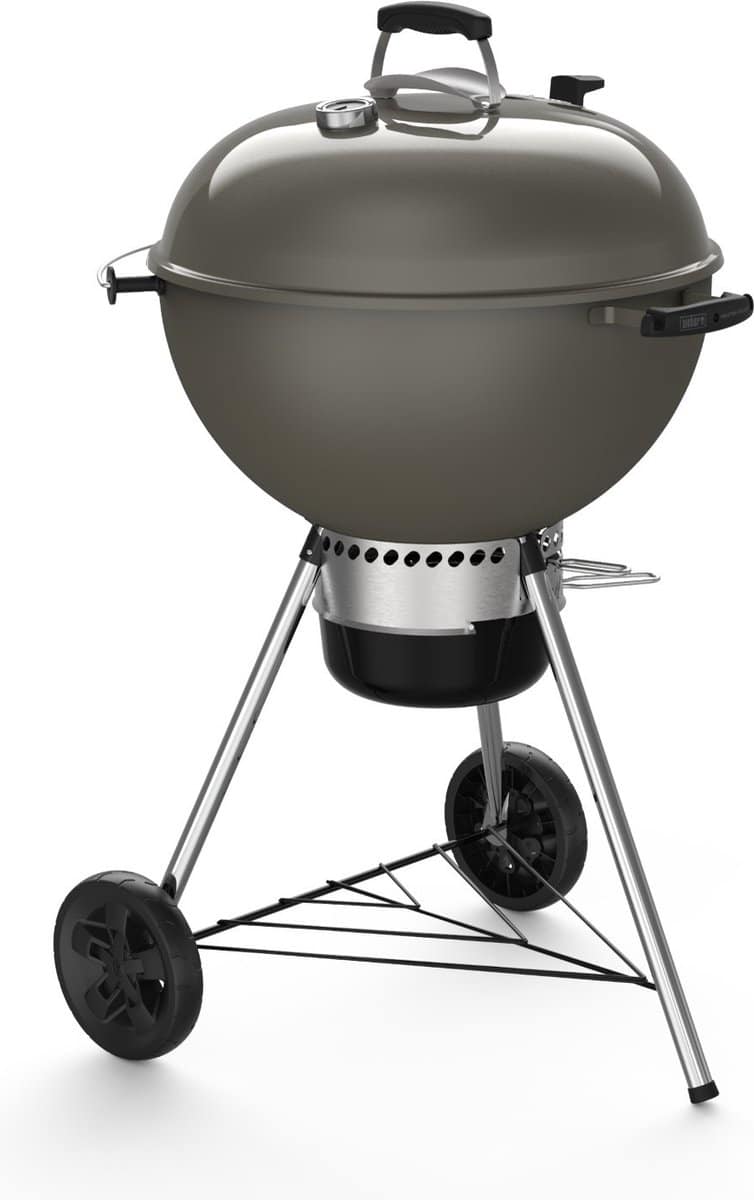 weber gbs c 5750 barbecue kolen verrijdbaar zwart, grijs, roestvrijstaal