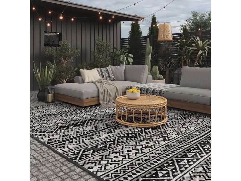 Weerbestendig Buitenkleed 270x400 cm - Kunststoftapijt voor Picknick en Terras