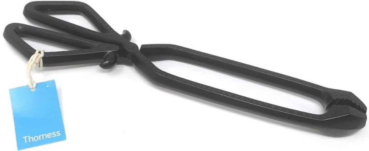 wnhb® gietijzeren haardtang kolentang en houttang voor open haard en vuurplaats hittebestendig accessoire