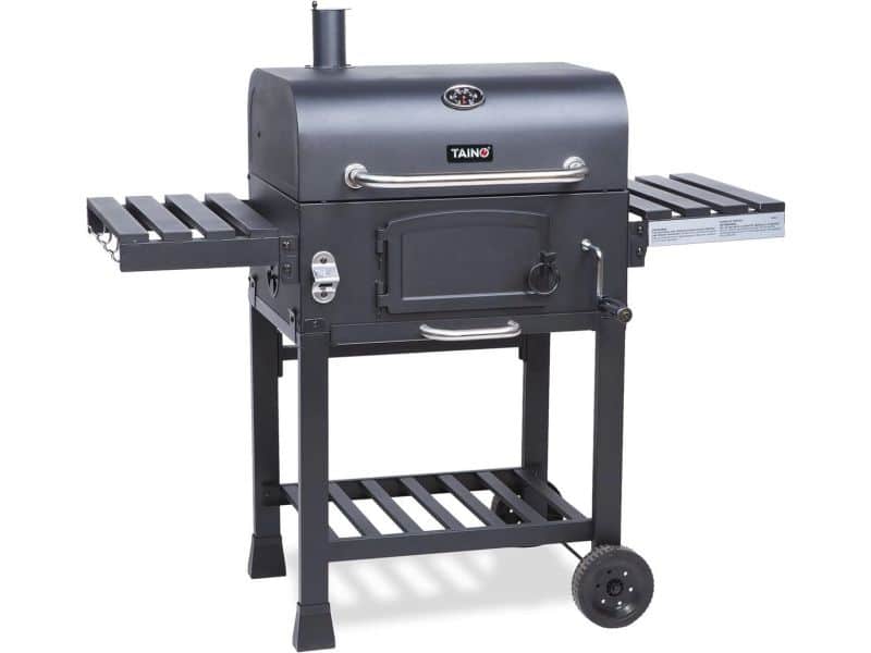 XL BBQ Rookoven Grillwagen - Houtskool Grill met Temperatuurweergave en