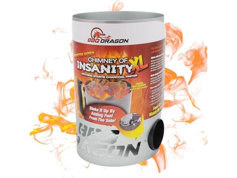 XL Houtskoolstarter voor Snelle en Veilige BBQ | Geventileerde Houtskoolschoorsteen