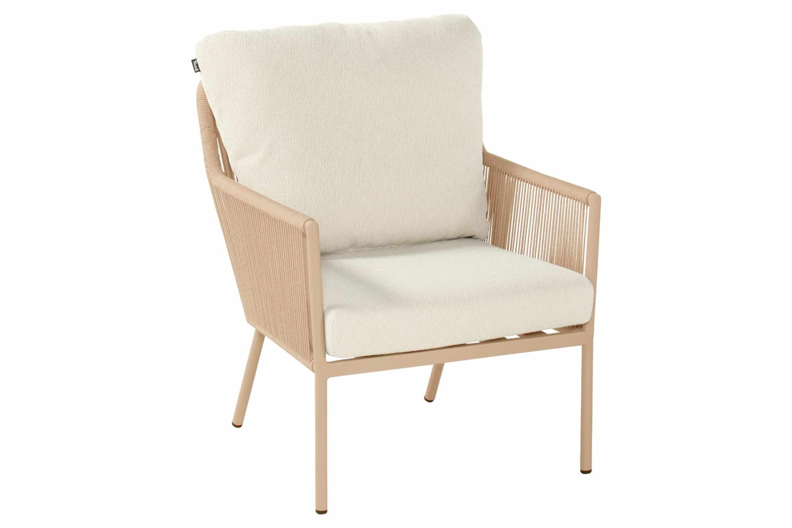 zaragoza rope lounge chair cappuccino