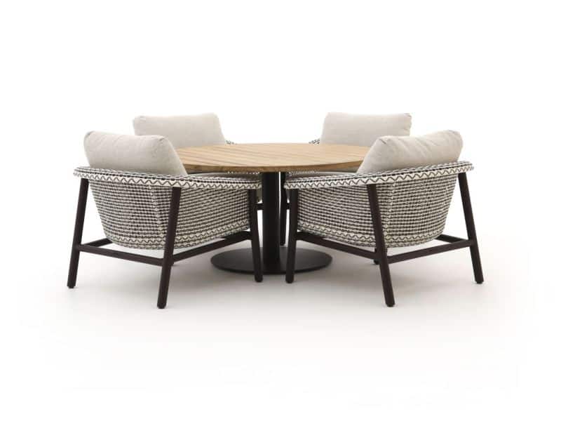 Zavelli Cuore ø 150cm low dining tuinset 5-delig - Laagste prijsgarantie!