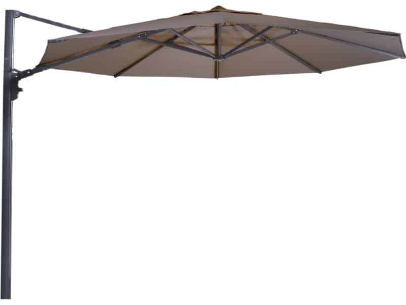 Zweefparasol Virgo Up taupe Ø3,5mtr
