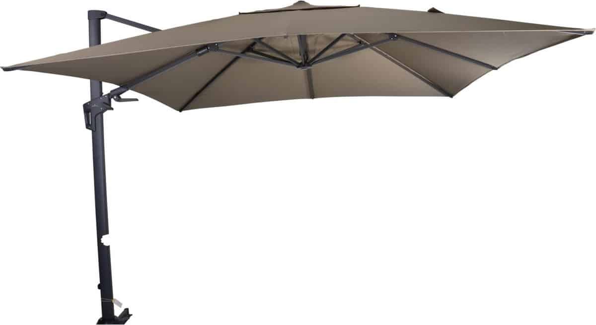 zweefparasol virgoflex 3x3m taupe