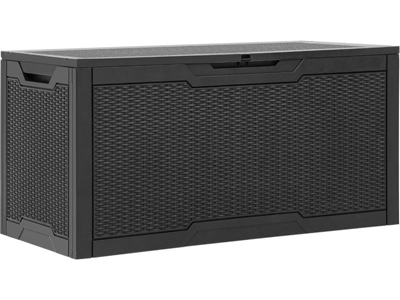 100 Gallon Weerbestendige Opbergbox - Hars Dekbox voor Binnen &