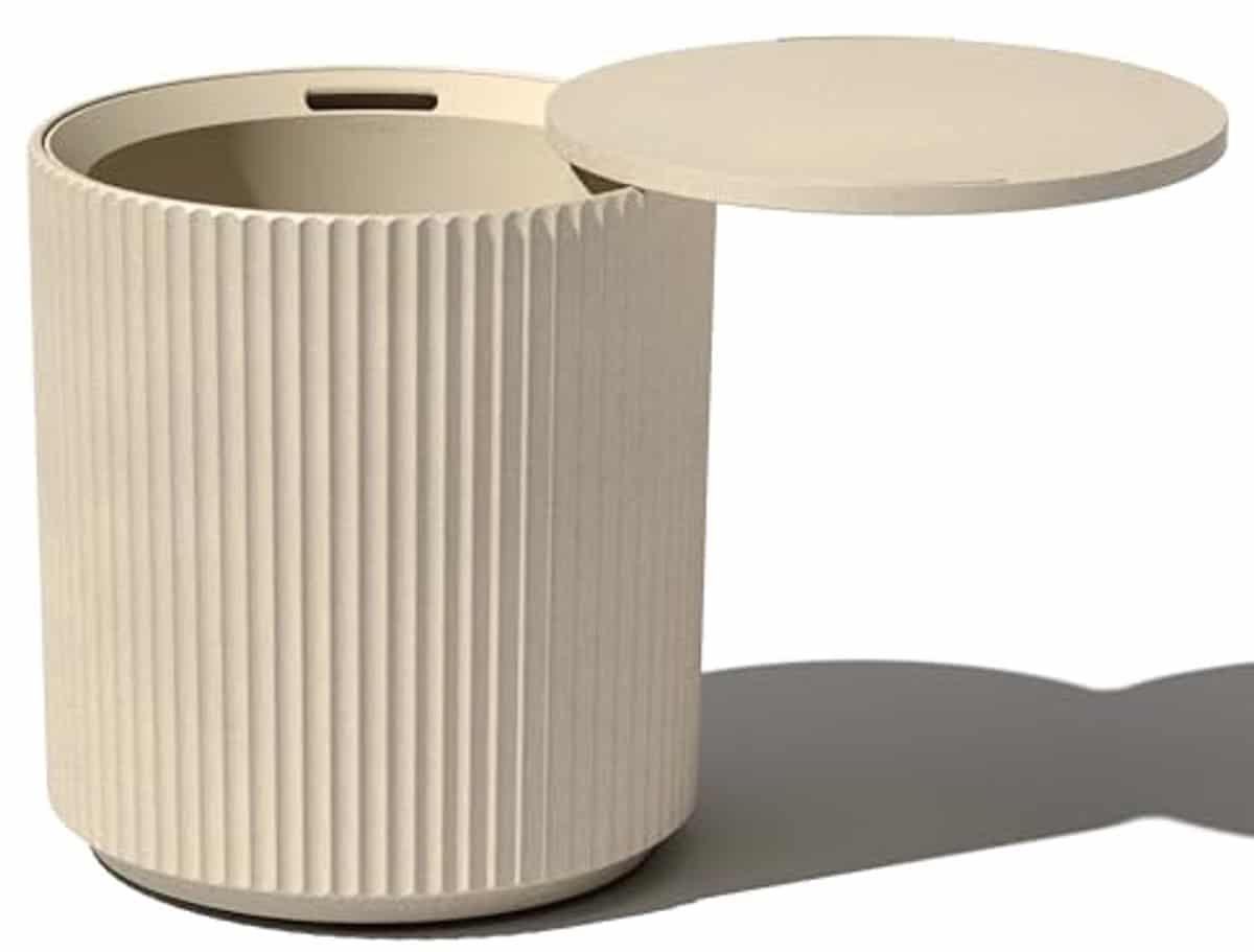 2 in 1 koelere bijzettafel voor buiten terrasdecoratie en