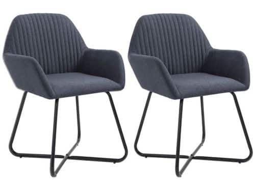 2 Molli dining chairs, in several colors - gray