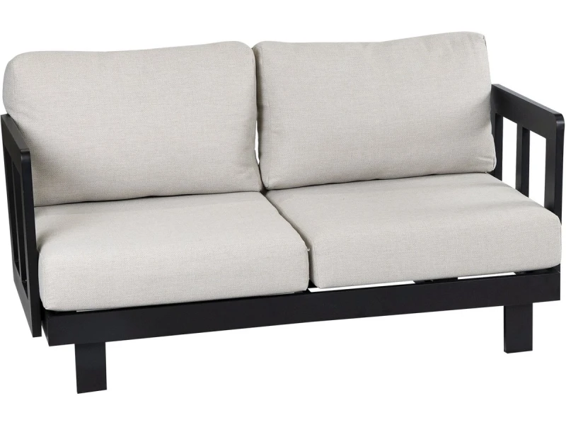 2-persoonsbank Tulum | Black | Aluminium