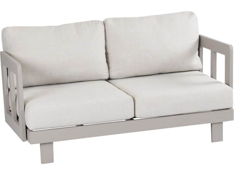 2-persoonsbank Tulum | Camel | Aluminium