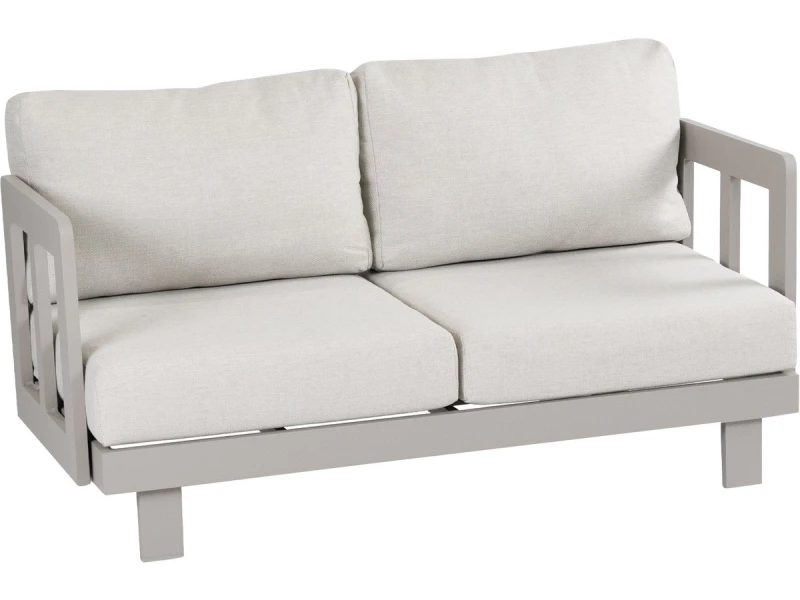 2-persoonsbank Tulum | Camel | Aluminium