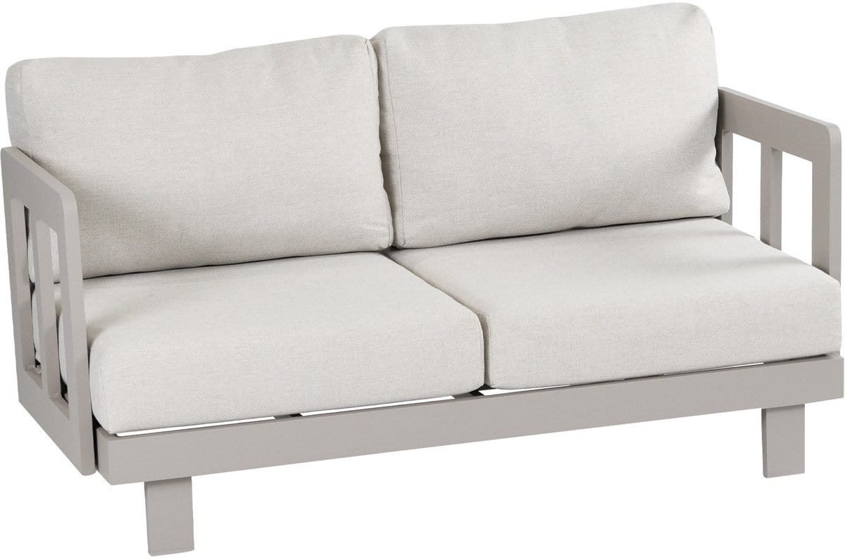 2 persoonsbank tulum | camel | aluminium