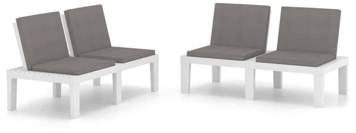 2 st loungebanken | tuinbank | tuinbankje | buitenbank met