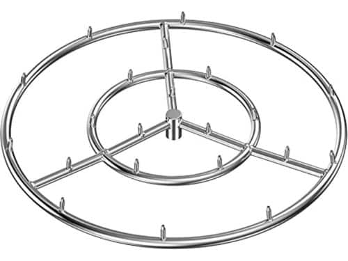 24-Inch Ronde Roestvrijstalen Vuurkorf Met Hoge Vlam