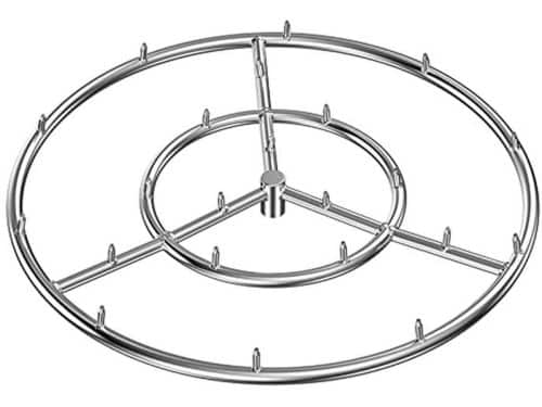 24-Inch Ronde Roestvrijstalen Vuurkorf Met Hoge Vlam