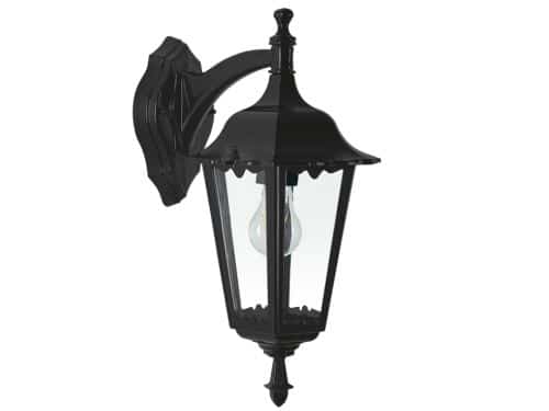 240v muurlamp ancona zwart KS Verlichting - Ks verlichting