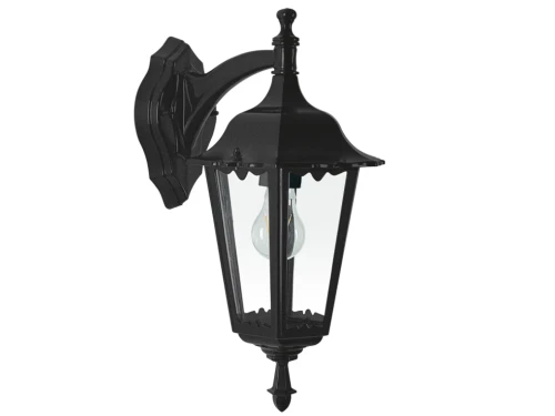 240v muurlamp ancona zwart KS Verlichting - Ks verlichting