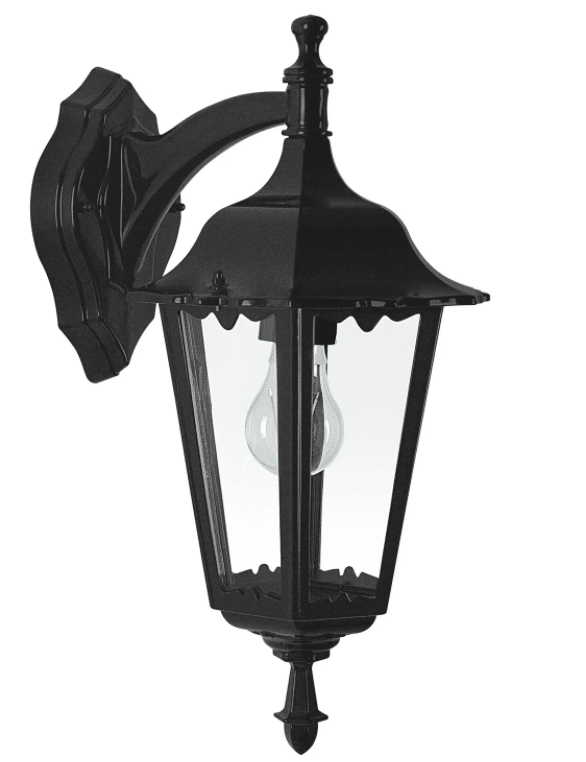 240v muurlamp ancona zwart ks verlichting ks verlichting