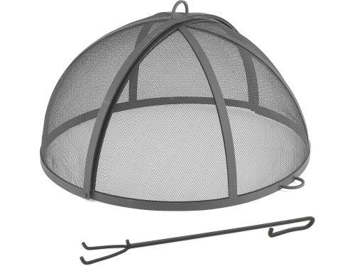 25 inch vonkscherm voor vuurplaats en bestratingspuil - scharnierend en