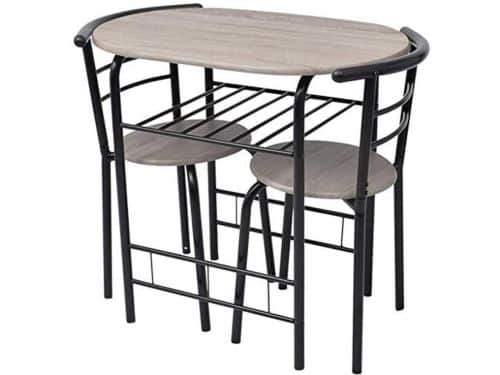 3-delige barset met bartafel en barkrukken - Moderne ontbijttafel voor